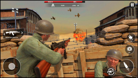 اسکرین شات 5 بازی World War Army: War Mission