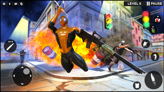 اسکرین شات بازی Strange Superhero Ninja Shooter: Gangster Vegas 3