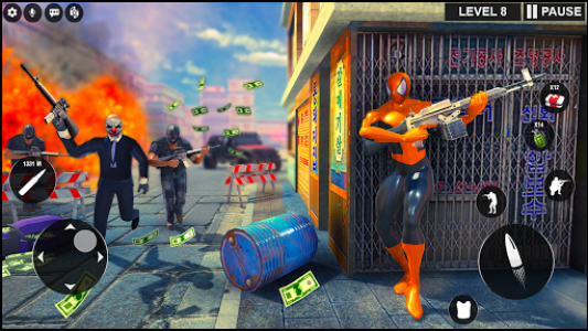 اسکرین شات بازی Strange Superhero Ninja Shooter: Gangster Vegas 5