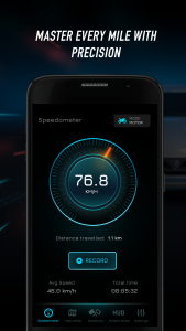 اسکرین شات 4 برنامه HUD Speedometer Speed Monitor