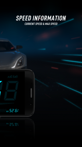 اسکرین شات 2 برنامه HUD Speedometer Speed Monitor