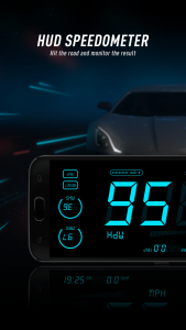 اسکرین شات برنامه HUD Speedometer Speed Monitor 1