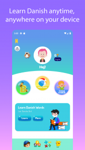 اسکرین شات 1 برنامه Learn Danish - Speak Danish