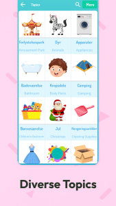 اسکرین شات 2 برنامه Learn Danish - Speak Danish