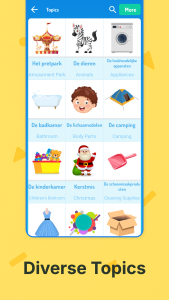 اسکرین شات 2 برنامه Dutch For Kids And Beginners