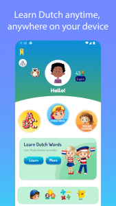 اسکرین شات 1 برنامه Dutch For Kids And Beginners