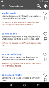 اسکرین شات 4 برنامه English Idioms and Phrases