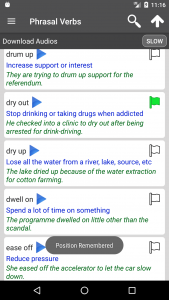 اسکرین شات 5 برنامه English Idioms and Phrases
