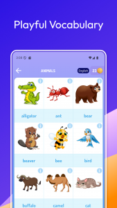 اسکرین شات 2 برنامه English for kids