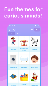 اسکرین شات 2 برنامه English for kids