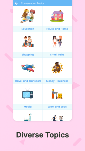 اسکرین شات 2 برنامه English Listening and Speaking