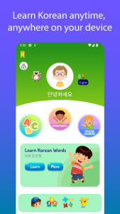 اسکرین شات برنامه Korean For Kids And Beginners 1