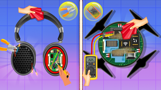 اسکرین شات 6 بازی Electronics Repair Phone Game