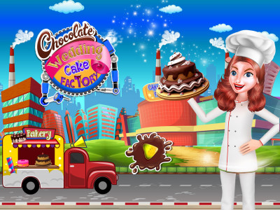 اسکرین شات بازی Chocolate Wedding Cake Factory 1