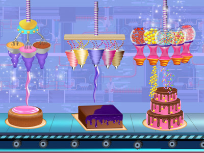 اسکرین شات بازی Chocolate Wedding Cake Factory 3