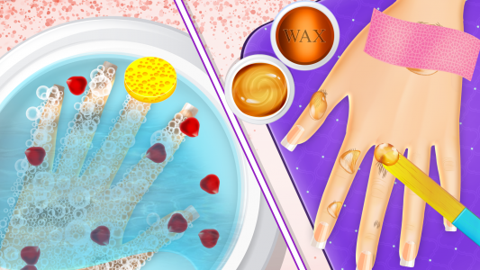 اسکرین شات بازی Girls Acrylic Nail Art Games 3