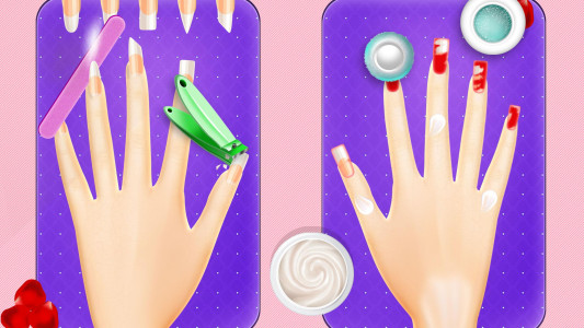 اسکرین شات بازی Girls Acrylic Nail Art Games 5