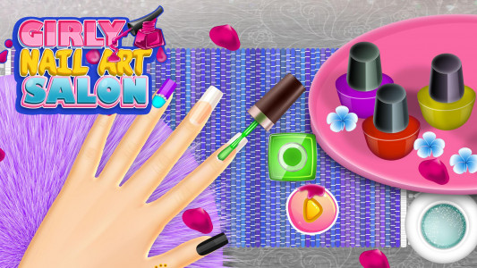 اسکرین شات بازی Girls Acrylic Nail Art Games 4