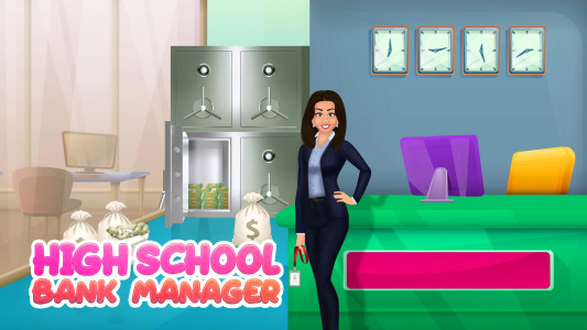 اسکرین شات 1 بازی High School Bank Manager