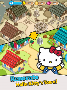 اسکرین شات بازی Hello Kitty - Merge Town 6