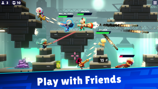 اسکرین شات 2 بازی Bullet League - Battle Royale