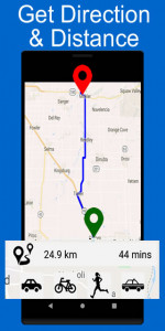 اسکرین شات برنامه GPS Map Navigation Route Find 1