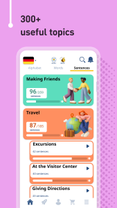 اسکرین شات 4 برنامه Learn German - 11,000 Words