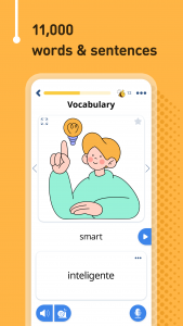 اسکرین شات برنامه Learn Spanish - 11,000 Words 3