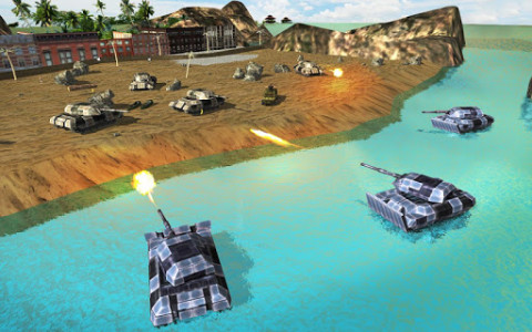 اسکرین شات بازی Army Tank Battle War On Water : Armoured Vehicle 7