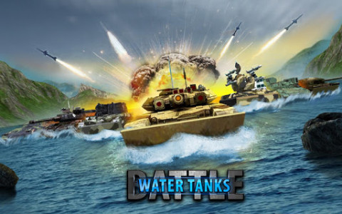 اسکرین شات بازی Army Tank Battle War On Water : Armoured Vehicle 1
