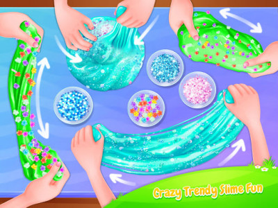 اسکرین شات بازی Fluffy Trendy Slime - Mermaid & Flower Slime Fun 4