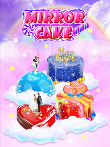 اسکرین شات بازی Mirror Cake - Sweet Desserts 1
