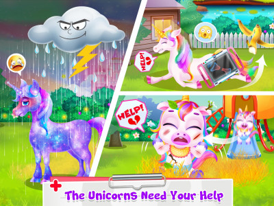 اسکرین شات بازی Unicorn Doctor - Crazy Clinic 1