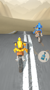 اسکرین شات 2 بازی Ragdoll Bike: Downhill 3D