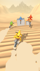 اسکرین شات 4 بازی Ragdoll Bike: Downhill 3D