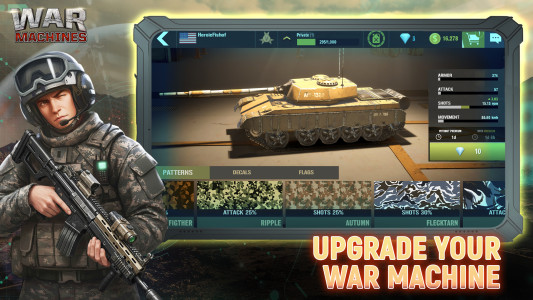 اسکرین شات 4 بازی War Machines:Tanks Battle Game