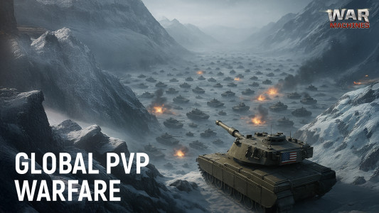 اسکرین شات 1 بازی War Machines：Tanks Battle Game