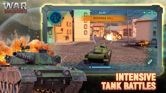 اسکرین شات 3 بازی War Machines:Tanks Battle Game