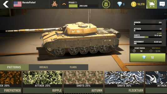 اسکرین شات بازی War Machines：Tanks Battle Game 5