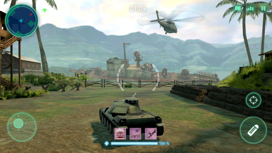 اسکرین شات 1 بازی War Machines:Tanks Battle Game
