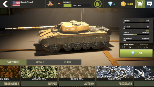 اسکرین شات بازی War Machines：Tanks Battle Game 4