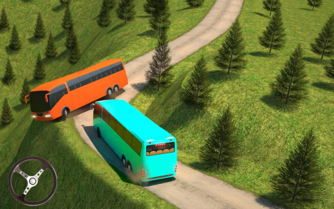 اسکرین شات بازی City Coach Bus Simulator Games 2