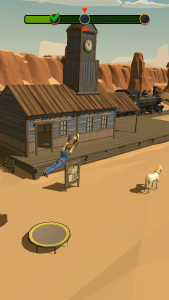 اسکرین شات بازی Cowboy Flip 3D 1