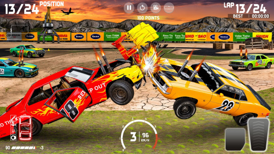 اسکرین شات بازی Demolition Derby: Car Games 1