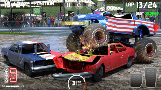 اسکرین شات بازی Demolition Derby: Car Games 3