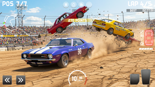 اسکرین شات 1 بازی Demolition Derby: Car Games