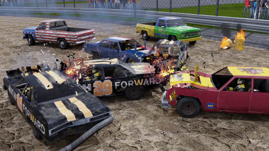 اسکرین شات بازی Demolition Derby: Car Games 4