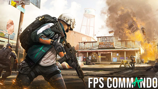 اسکرین شات 5 برنامه FPS Commando Shooter Games