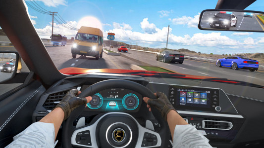 اسکرین شات بازی Real Car Racing Games 3D 3