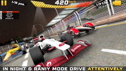 اسکرین شات برنامه Formula Car Speed Racing 3D 1